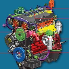 Двигатель Двигатель 17D атмосферный и турбо